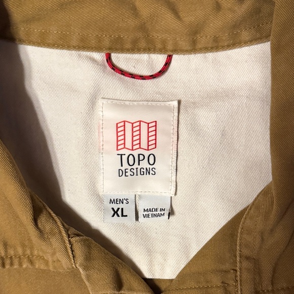 Topo Designs Field Shirt Twill Khaki - Picture 2 of 2